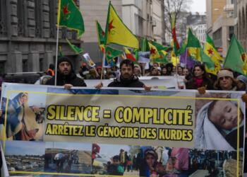 Kurdistanî meşiyan Parlamentoya Ewropayê