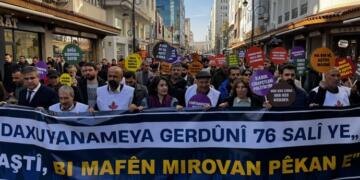 ‘Hewteyê Heqanê Merdiman de hêrişê Rojawanî ameyî protestokerdene’