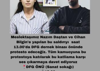 Qetilbîyayişê Nazim Daştan û Cîhan Bîlgînî do bêro protestokerdiş