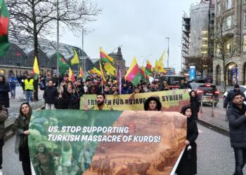 Kurd û dostên wan li Ewropayê daketin qadan