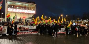 Kurdistanî û dostên wan li dijî êrişên daketin qadan