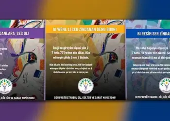 Kampanyaya ‘Bi resmî ser zindanî veng bibe’