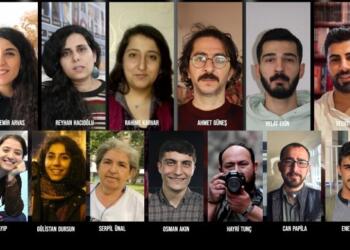 Yew hakimî yew aşme de 13 rojnamegerî ruşnayî hepis