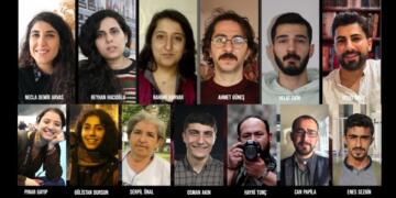 Yew hakimî yew aşme de 13 rojnamegerî ruşnayî hepis