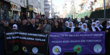 Partiyên siyasî û rêxistinên sivîl êrîşên li ser Rojava protesto kirin