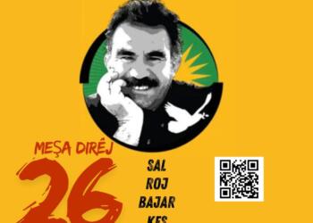 26 rojan dê li 26 bajaran ji bo azadiya Abdullah Ocalan bimeşin