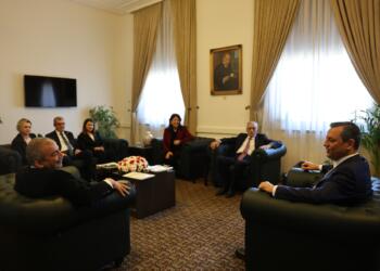 Şandeya Îmraliyê ya DEM Partiyê û Ozgur Ozel civîyan