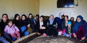 Li Til Temirê komeke jin tev li seferberiya parastinê bû