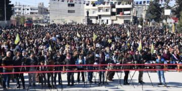 Xelkê Kobanê salvegera azadkirina bajarê xwe pîroz kir