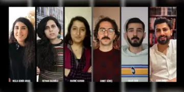 6 rojnamegerê kurdî ameyî tepiştiş