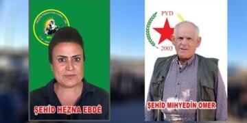 Nameyê 2 kesê ke Tişrîn de ameyê kiştene eşkera bîyê