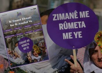 Kovara Jin bi manşeta ‘Bi zimanê dayikê ber bi azadiyê ve’ derket