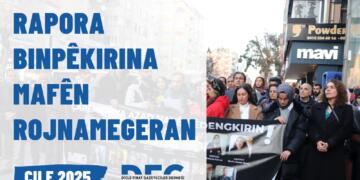 Rapora DFGê ya meha Çile: 9 rojnameger hatin girtin