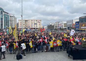 Bi hezaran li Qada Esenyurtê ji bo ‘Azadiyê’ kom bûn