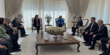 Şandeya Îmraliyê serdana Şanaz Îbrahîm Ehmed kir