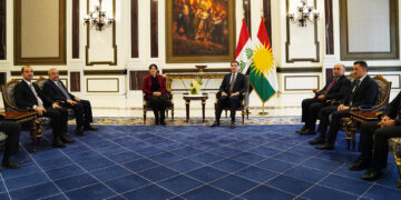 Civîna Şandeya Îmraliyê û Nêçîrvan Barzanî dest pê kir