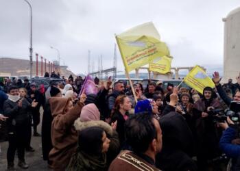 Karwana Cizîrê gihîşt Bendava Tişrînê