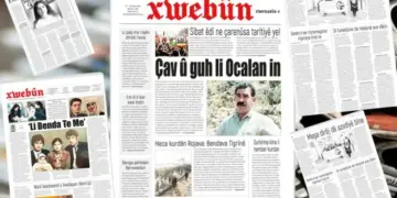 Rojnameyê Xwebûnî bi manşetê ‘Çav û guh li Ocalan in’ vejîya