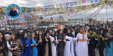 Ciwanan Newroza Êlihê bi ‘Bijî Serok Apo’ hejand