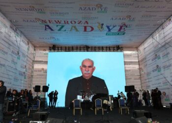 Rayberê Şarê Kurd Abdullah Ocalanî Newroza şarî pîroz kerd