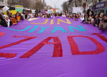Mitînga Amedê bi dirûşma ‘Jin jiyan azadî’ bi dawî bû