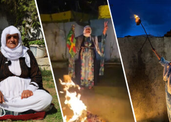 ‘Ez no adir seba şehîdanê Newroze veşnena’