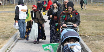 Gelê Wanê diherike qada Newrozê