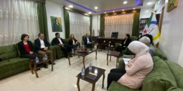 Heyetê DBP û DEM Partî Îlham Ehmed reyde ame têhet