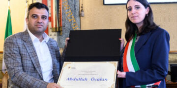 Şaredarîya Bolonga Hemwelatîya Rûmetî daye Abdullah Ocalanî