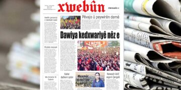 Xwebûn bi manşeta ‘Dawiya kedxwariyê nêz e’ derket