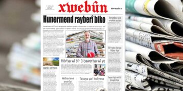 Rojnameya Xwebûnê bi manşeta ‘Hunermend rayberî biko’ derket