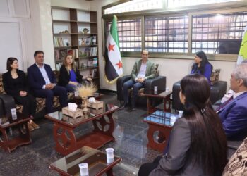 Şandeya DBP û DEM Partiyê serdana MSDê kir