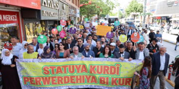 22 saziyan li Wanê bang kirin: Divê Kurdî bibe zimanê perwerdehiyê