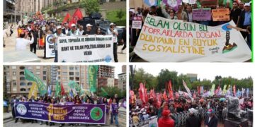 Li gelek bajaran 1ê Gulanê hat pîrozkirin: Divê şertên Abdullah Ocalan bên başkirin