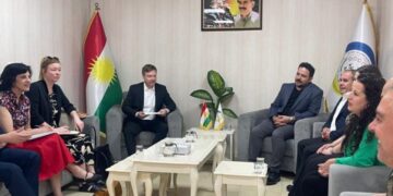 Şandeyeke Ewropayê serdana Rêveberiya Xweser kir