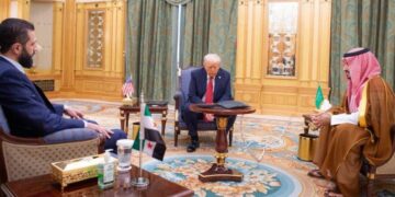 Trump bi El Şara re hevdîtin pêk anî