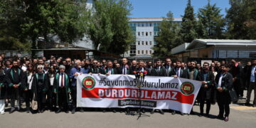 Baroya Amedê êrişa li dijî endamê xwe protesto kir