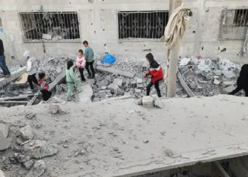 57 zarok ji birçîna li Xezayê mirin