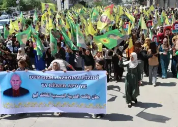 Bi hezaran ji bo azadiya Abdullah Ocalan meşiyan