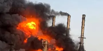 Li parzûngeha petrolê ya Bêcî teqînek bihêz rû da