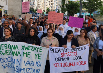 Şirnex de qirkerdişê vera xoza ame protestokerdene