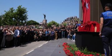 Cenazeyê Şaredarê Manîsayê hate veşartin