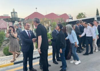 Şandeya ku dê beşdarî merasîmê bibe gihîşt Başûr