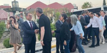 Şandeya ku dê beşdarî merasîmê bibe gihîşt Başûr