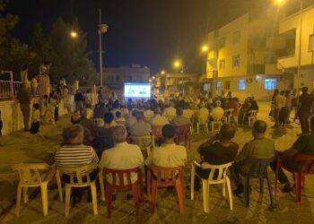 Di civîna gel de dîmenê Rêberê Gelê Kurd hat temaşekirin