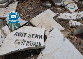 Leşker û cerdevanan tevahiya goristana Bestayê rûxandiye