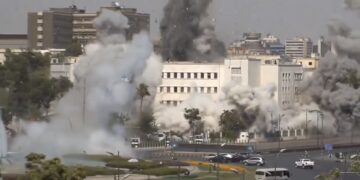 Îsraîlê Qesra Serokatiyê û Wezareta Parastinê yên Şamê bombebaran kir