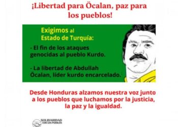 Gelê Hondurasê nameyek ji Abdullah Ocalan re şand