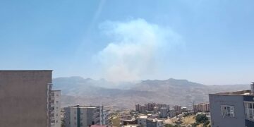 Li çiyayê Cûdî şewat derket