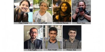 Dozgerî xwest 7 rojnameger bêne cezakirin